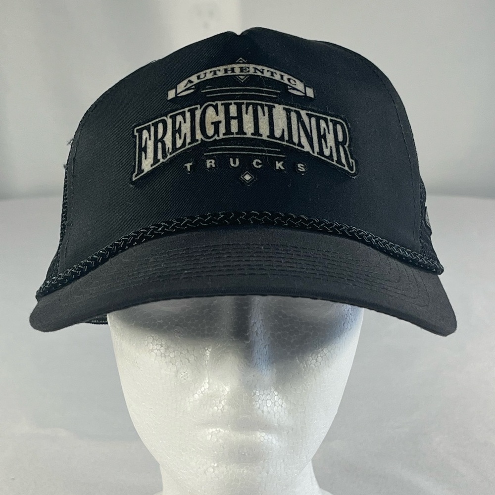 Authentic Freightliner Trucks  Vintage Embroidered Trucker Hat w/Cord Rope